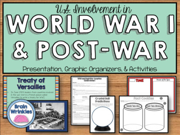 Preview of World War I and Post-World War I America (SS5H2)