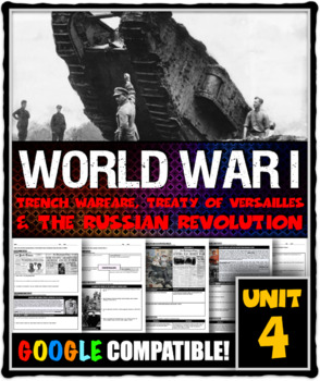 Preview of World War I and the Russian Revolution: Complete Bundled Resource