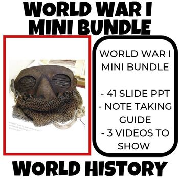 Preview of World War I WWI 1914-1918 MINI BUNDLE