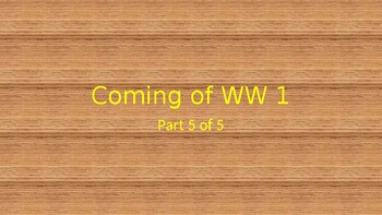 Preview of The Coming of World War I (part 5 of 5)