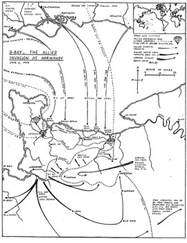 Preview of World War II Map Set