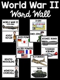 World War II 2 Illustrated Word Wall, Vocabulary, Terms, B