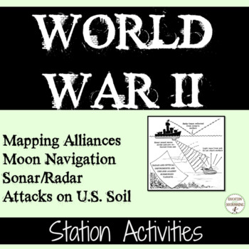 Preview of World War II Activities on World War 2 Maps & Military