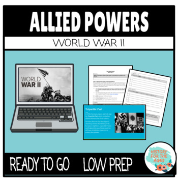 Preview of World War II: Allied Powers Goal Reading Analysis