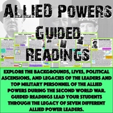 World War II - Allied Powers Guided Reading Bundle!