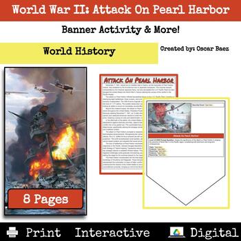 Preview of World War II: Attack On Pearl Harbor Banner Activity & More!