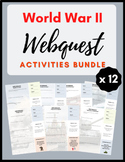 World War II Battle Webquests - BUNDLE OF 12!!