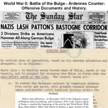 Preview of World War II: Battle of the Bulge - Ardennes Counter-Offensive Documents