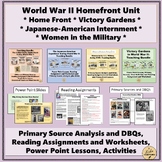 World War II - Big Bundle!  DBQs & Primary Sources, PPT Le
