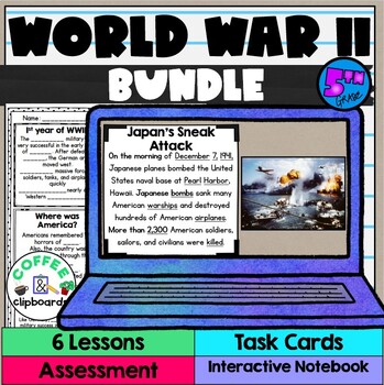 Preview of World War II Bundle (SS5H4) Lessons, Notes and Test (WWII)