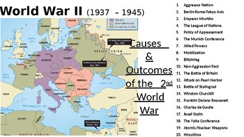 Preview of World War II LESSON BUNDLE: Causes & Outcomes of WWII