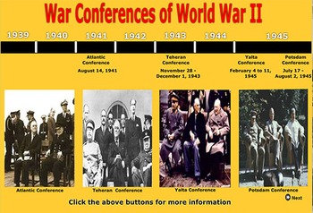 World War II Conferences - by Bill Burton by Bill Burton | TpT