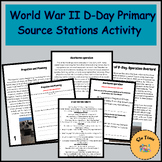 World War II D-Day Primary Source Stations Activity ,WW2 i