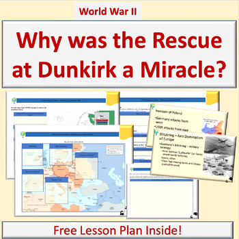 Preview of World War II | European Theatre | 1. Blitzkrieg and Dunkirk DBQ | Lesson Google