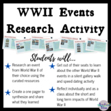 World War II Events Research Activity (editable!)