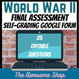 World War II Final Assessment Self-grading Google Form EDI