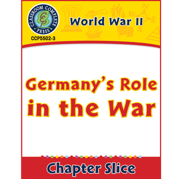 Preview of World War 2: Germany’s Role in the War Gr. 5-8