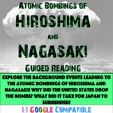 World War II - Hiroshima and Nagasaki Guided Reading!
