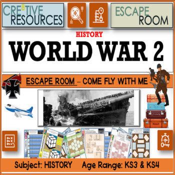 Preview of World War II History Escape Room
