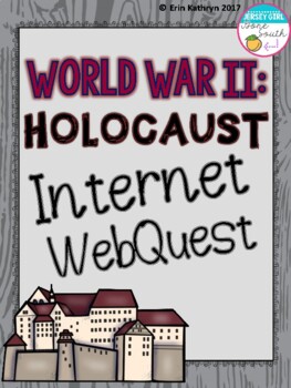 Preview of World War II Holocaust Internet WebQuest