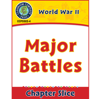 Preview of World War 2: Major Battles Gr. 5-8