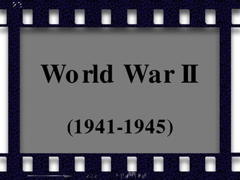 Preview of World War II PPT