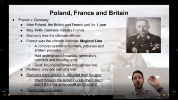 Preview of World War II: Poland, France and Britain (High School U.S History)