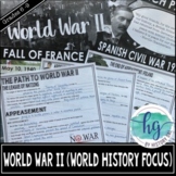World War 2 (World War II) PowerPoint and Guided Notes for