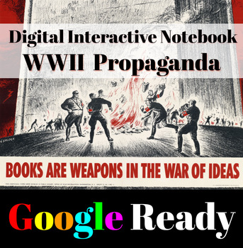 Preview of World War II Propaganda:  Interactive Digital Notebook