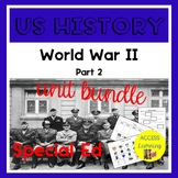 World War II Pt2 Unit for Special Ed Leveled Adapted Books