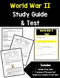 World War II Study Guide and Test