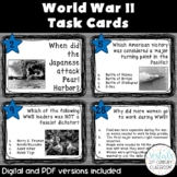 World War II Task Cards {Digital & PDF Included}