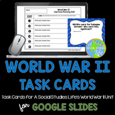 World War II Task Cards GOOGLE DRIVE DISTANCE LEARNING