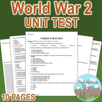 Preview of World War II Test (WW2)