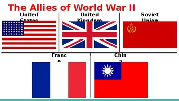 World War II - The Allied and Axis Powers by MrDimich | TpT