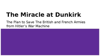 Preview of World War II - The Miracle at Dunkirk