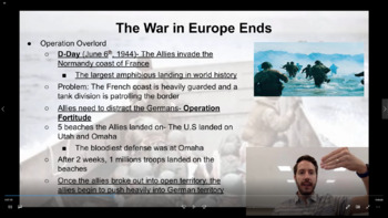 Preview of World War II: The War in Europe Ends (High School U.S History)