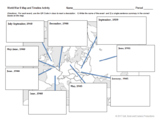 World War II Timeline/Map Activity with QR Code Stations