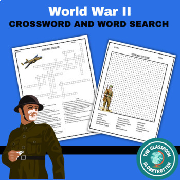 Preview of World War II - U.S. and World History Crossword Puzzle and Word Search