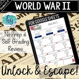 World War 2 Test Prep Unlock and Escape Review Game for Go