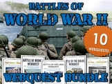 World War II Battles (WWII) Webquest Bundle - 10 Webquests