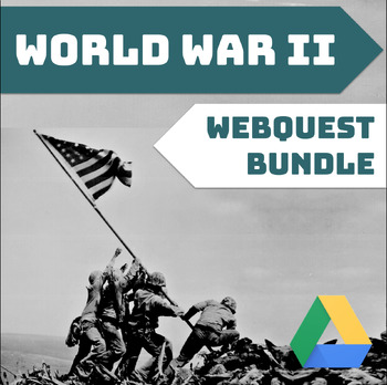 Preview of World War II Webquest Bundle