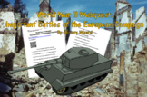 World War II Webquest: Important Battles of the European Campaign