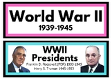 World War II Word Wall