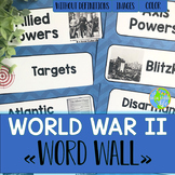 World War II Word Wall without definitions