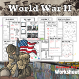 World War II Worksheets