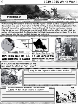 world war ii worksheets by history in focus teachers pay teachers