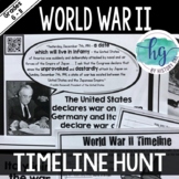 World War II (World War 2) Timeline Activity
