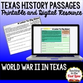 World War II in Texas - TX History Reading Comprehension Passages