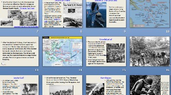 Preview of World War II in the Pacific Powerpoint with Hyperlinks and Images